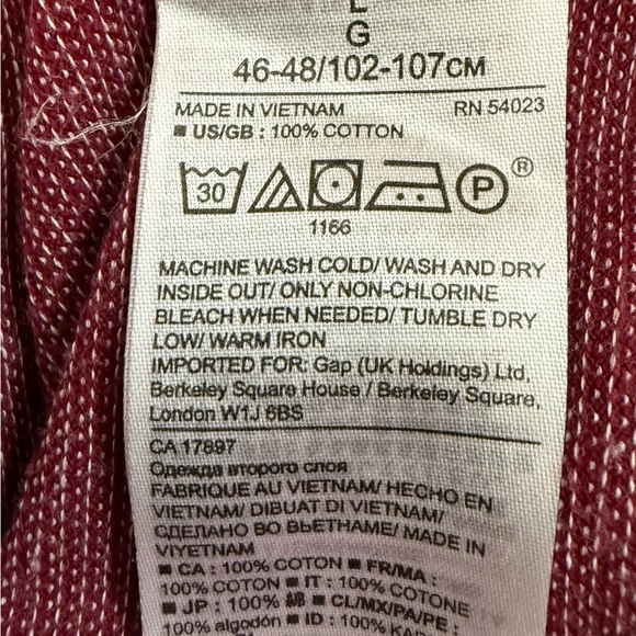 Banana Republic Luxury Touch Polo Shirt L Burgundy Maroon Soft Pima Cotton - Picture 7 of 9